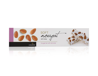 Cretamel Soft Nougat with almonds Packaging Design